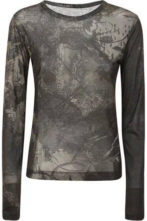 YOHJI YAMAMOTO Dames, Truien, Bruin, Maat: M Jersey