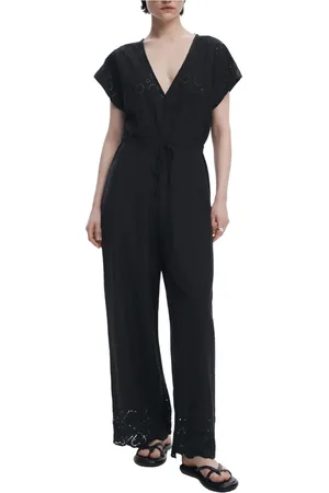 Desigual Dames, Jumpsuits & Playsuits, Zwart, Maat: XS Poliester