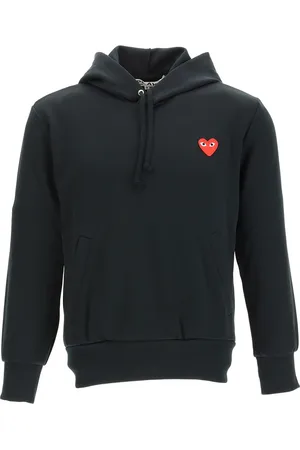 Comme des Garçons Heren, Sweatshirts & Hoodies, Zwart, Maat: S