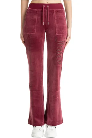Juicy Couture Dames, Broeken, Paars, Maat: S Poliester