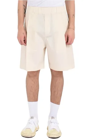 A PAPER KID Heren, Korte broeken, Wit, Maat: 2XL Katoen