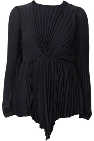 Twin-Set Dames, Blouses & Shirts, Zwart, Maat: M Poliester