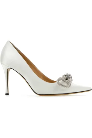 Mach & Mach Dames, Schoenen, Wit, Maat: 37 EU Satijn