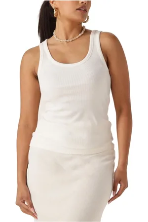 SELECTED Dames, Tops, Wit, Maat: XS Denim