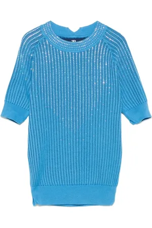 ERMANNO SCERVINO Dames, Truien, Blauw, Maat: M