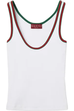 Gucci Dames, Tops, Wit, Maat: M
