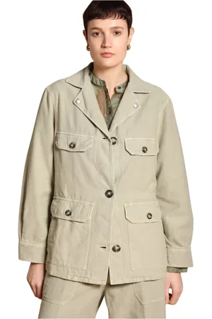 Masons Dames, Jassen, Blauw, Maat: 2XS Satijn