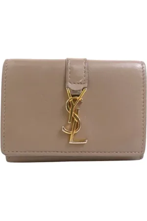 Saint Laurent Dames, Pre-owned, Bruin, Maat: ONE Size Leer