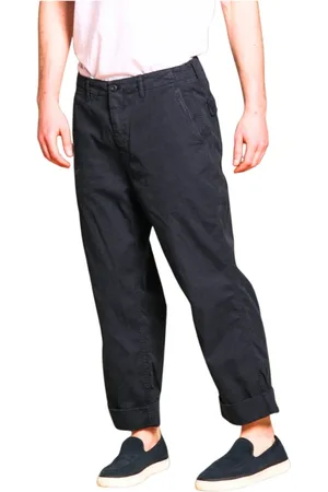 Masons Heren, Broeken, Blauw, Maat: XL Katoen