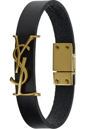 Saint Laurent Heren, Accessoires, Zwart, Maat: L Leer