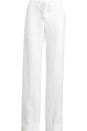 Ralph Lauren Dames, Broeken, Wit, Maat: M
