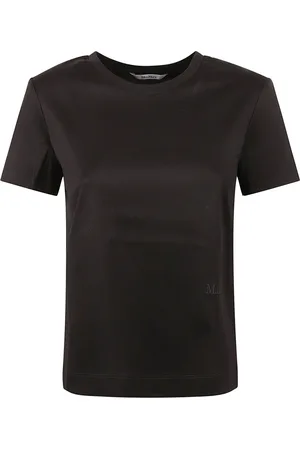 Max Mara Dames, Tops, Zwart, Maat: L Katoen