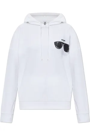 Moschino Dames, Sweatshirts & Hoodies, Wit, Maat: M Katoen