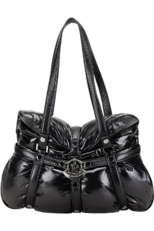 Moncler Dames, Pre-owned, Zwart, Maat: ONE Size Leer