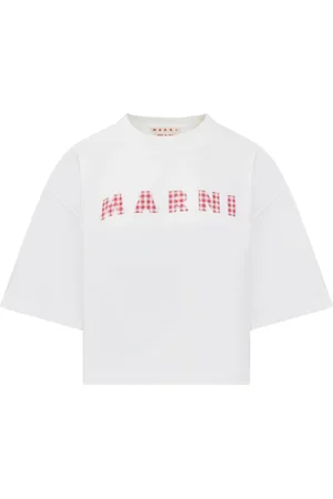 Marni Dames, Tops, Wit, Maat: 2XS Katoen