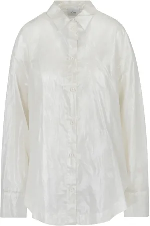 8PM Dames, Blouses & Shirts, Wit, Maat: M Katoen