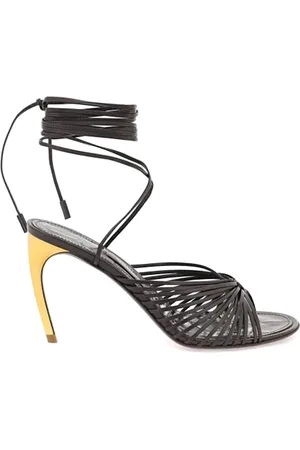 Salvatore Ferragamo Dames, Schoenen, Bruin, Maat: 39 1/2 EU Leer