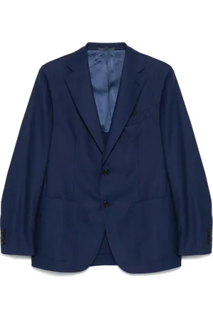 CARUSO Heren, Jassen, Blauw, Maat: 2XL