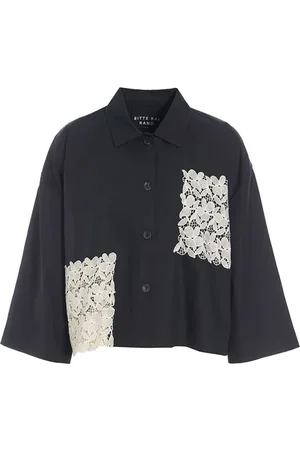 Bitte Kai Rand Dames, Blouses & Shirts, Zwart, Maat: XL Katoen