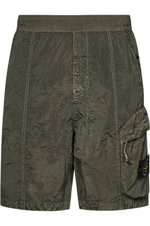 Stone Island Heren, Korte broeken, Groen, Maat: W31 Polyamide