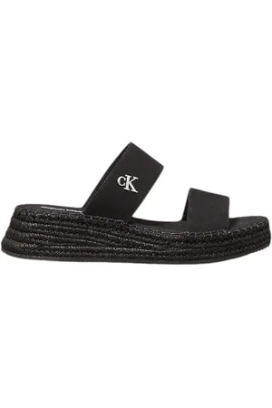 Calvin Klein Dames, Schoenen, Zwart, Maat: 37 EU Katoen