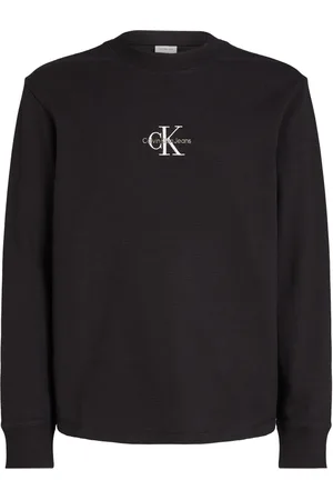 Calvin Klein Heren, Sweatshirts & Hoodies, Zwart, Maat: 3XL Katoen