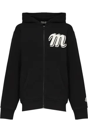 Moncler Heren, Sweatshirts & Hoodies, Zwart, Maat: M Katoen