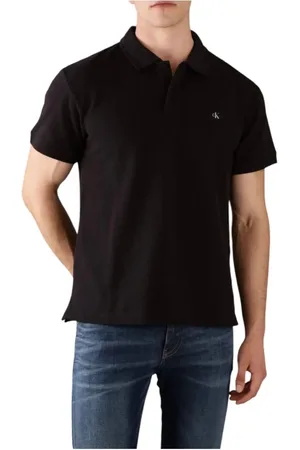 Calvin Klein Heren, Tops, Zwart, Maat: XL Katoen