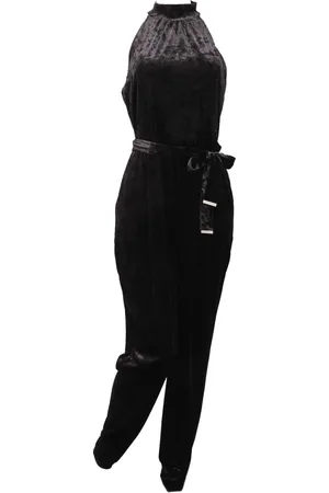 Michael Kors Dames, Jumpsuits & Playsuits, Zwart, Maat: M Velours
