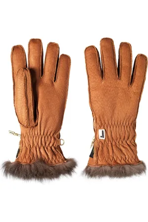 Restelli Guanti Unisex, Accessoires, Bruin, Maat: 7 IN