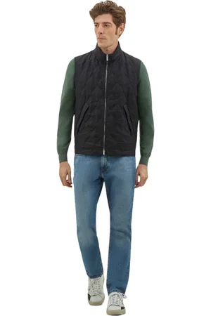 Boglioli Heren, Jassen, Blauw, Maat: XL Linnen