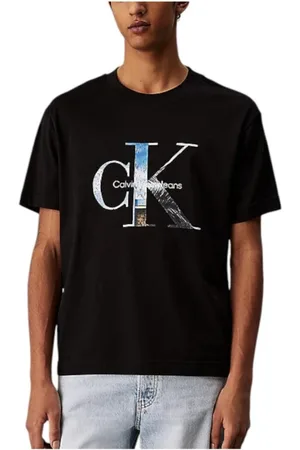 Calvin Klein Heren, Tops, Zwart, Maat: L Katoen