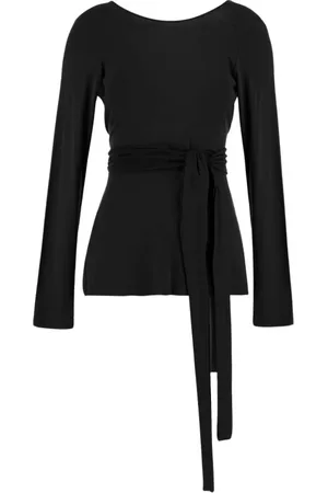 GENTRYPORTOFINO Dames, Tops, Zwart, Maat: L