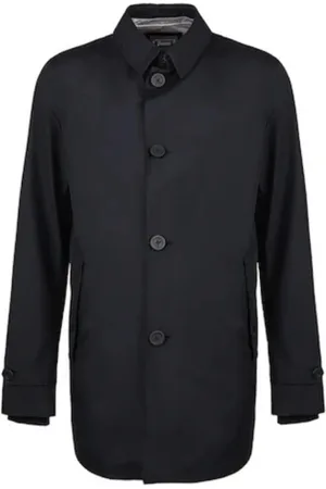 HERNO Heren, Mantels, Zwart, Maat: 2XL