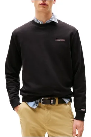 Tommy Hilfiger Heren, Sweatshirts & Hoodies, Zwart, Maat: 2XL Katoen