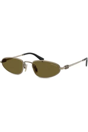 Miu Miu Dames, Accessoires, Geel, Maat: 52 MM