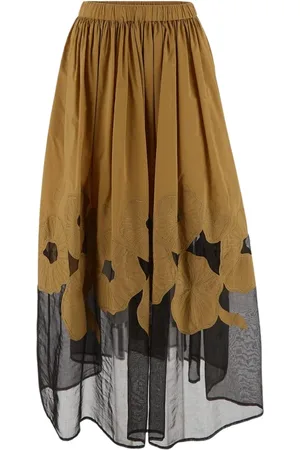 GENTRYPORTOFINO Dames, Rokken, Geel, Maat: M