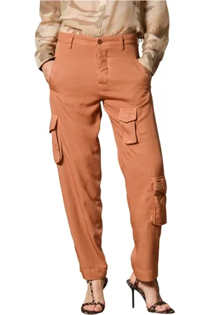 Masons Dames, Broeken, Rood, Maat: 2XS Modal