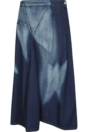 YOHJI YAMAMOTO Dames, Rokken, Blauw, Maat: M Denim