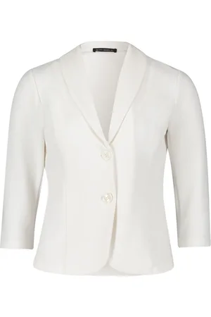 Betty Barclay Dames, Jassen, Wit, Maat: 2XL Leer