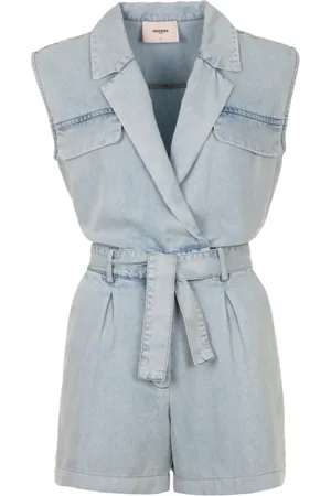 FREEBIRD Dames, Jumpsuits & Playsuits, Blauw, Maat: L Denim