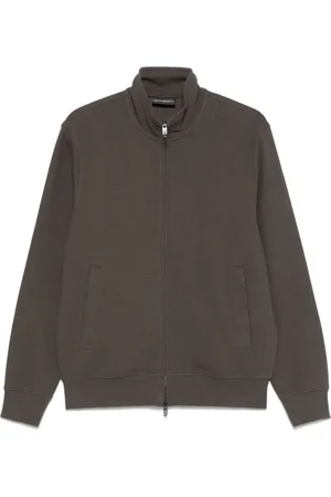 Emporio Armani Heren, Sweatshirts & Hoodies, Bruin, Maat: 2XL