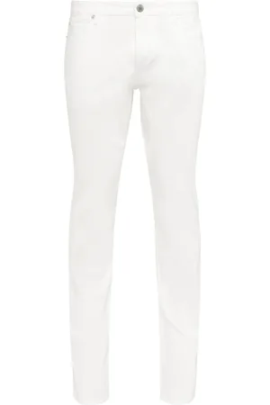 Emporio Armani Heren, Broeken, Wit, Maat: W30