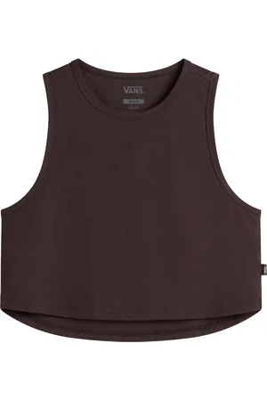 Vans Dames, Tops, Bruin, Maat: M Katoen