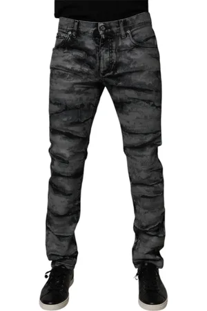 Dolce & Gabbana Heren, Jeans, Grijs, Maat: M Denim