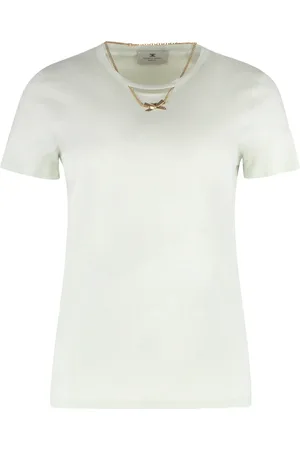 Elisabetta Franchi Dames, Tops, Groen, Maat: M Katoen