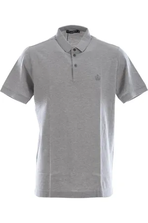 Dolce & Gabbana Heren, Tops, Grijs, Maat: XS Katoen