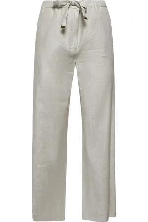 Max Mara Dames, Broeken, , Maat: S Linnen