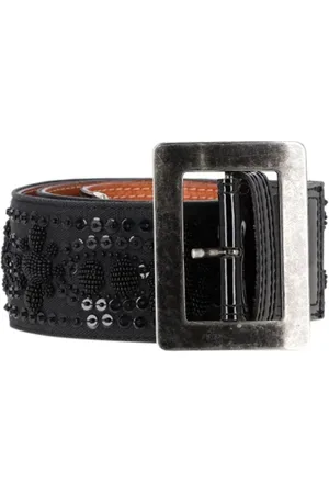 DRIES VAN NOTEN Dames, Pre-owned, Zwart, Maat: ONE Size Leer
