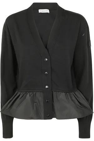 Moncler Dames, Truien, Zwart, Maat: L